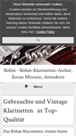 Mobile Screenshot of boehmklarinette.com
